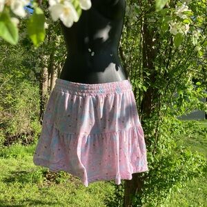 Pink Mini Skirt XL Stretchy Plus Size Miniskirt Pink Barbiecore Short Skirt